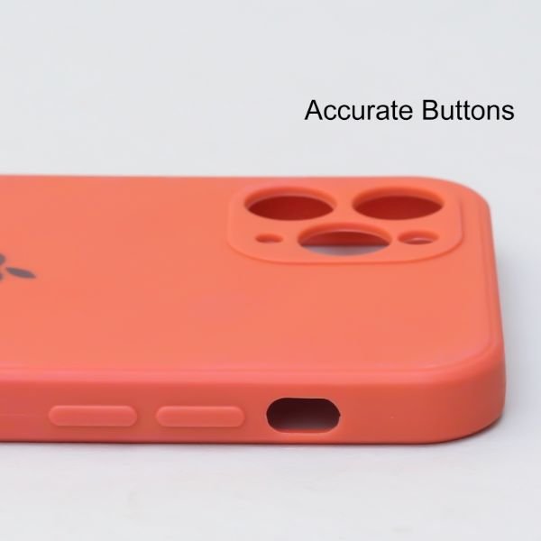 Orange Candy Silicone Case for Apple Iphone 12 Pro - The Hatke