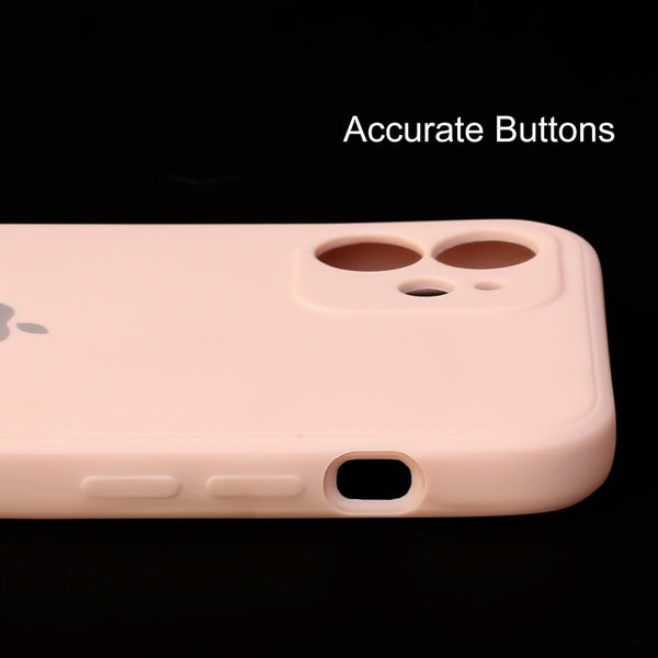 Peach Candy Silicone Case for Apple Iphone 12 - The Hatke