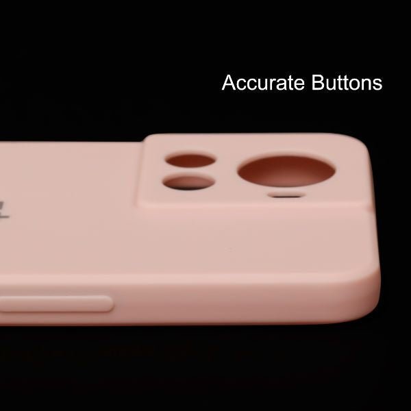 Peach Candy Silicone Case for Oneplus 10R - The Hatke