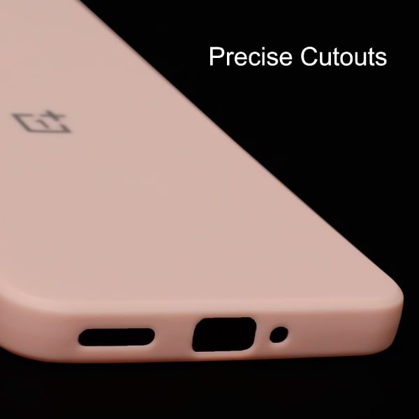 Peach Candy Silicone Case for Oneplus 10R - The Hatke
