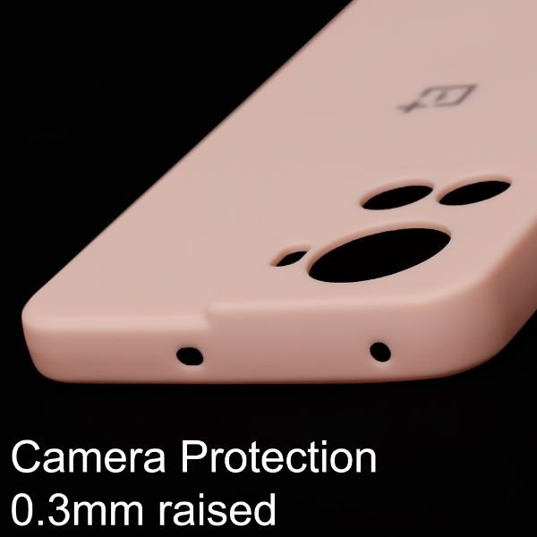 Peach Candy Silicone Case for Oneplus 10R - The Hatke