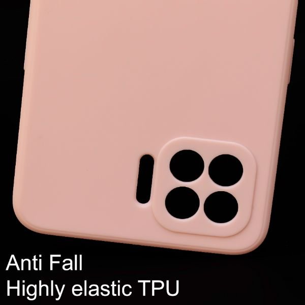Peach Candy Silicone Case for Oppo F17 Pro - The Hatke