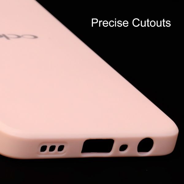 Peach Candy Silicone Case for Oppo F17 Pro - The Hatke