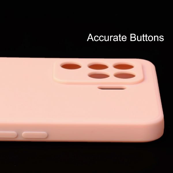Peach Candy Silicone Case for Oppo F19 Pro - The Hatke
