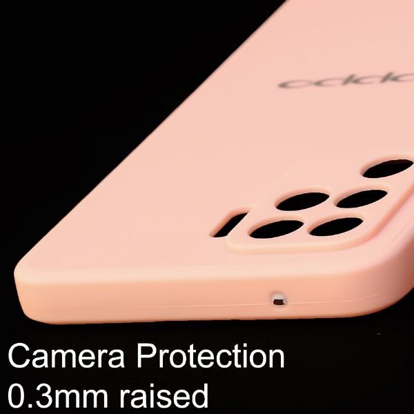 Peach Candy Silicone Case for Oppo F19 Pro - The Hatke