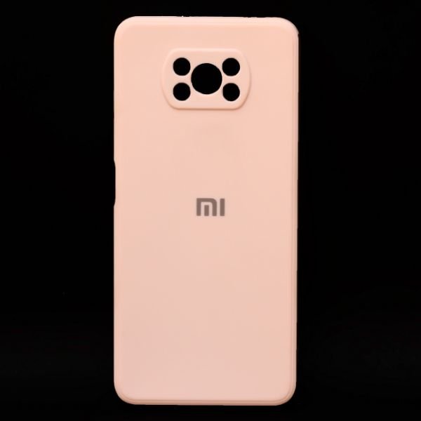 Peach Candy Silicone Case for Poco X3 Pro - The Hatke