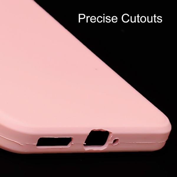Peach Candy Silicone Case for Vivo V23e - The Hatke