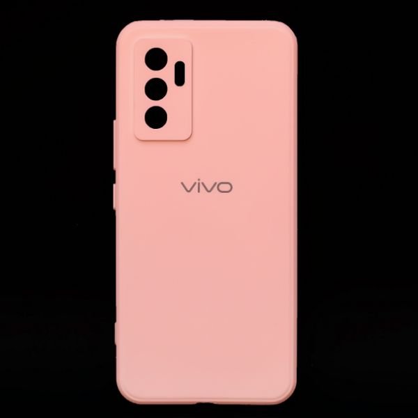 Peach Candy Silicone Case for Vivo V23e - The Hatke