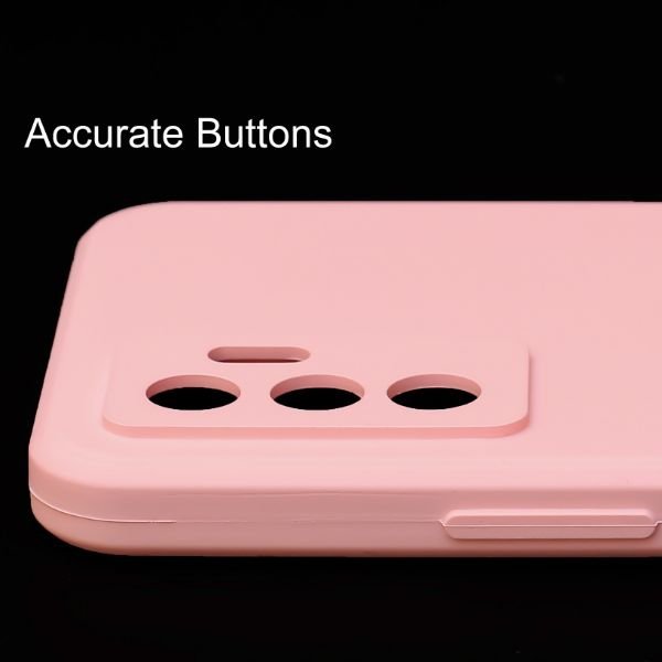 Peach Candy Silicone Case for Vivo V23e - The Hatke