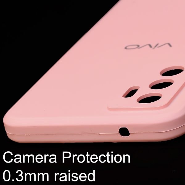 Peach Candy Silicone Case for Vivo V23e - The Hatke