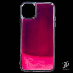 Pink Glow in the dark case for Apple iphone 12 mini