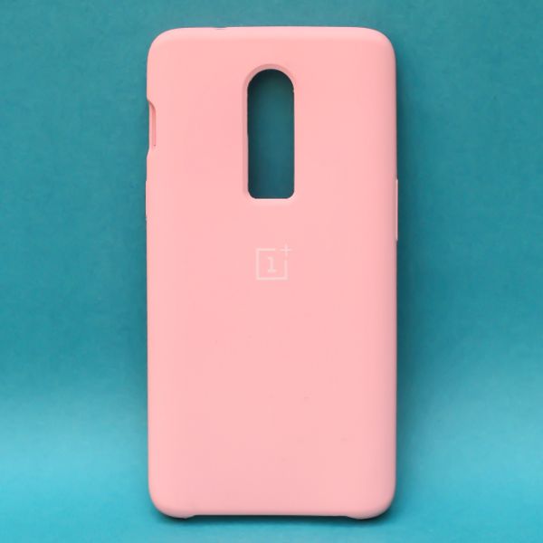 Pink Original Silicone case for Oneplus 6 - The Hatke