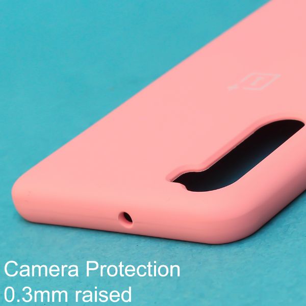 Pink Original Silicone case for Oneplus Nord - The Hatke