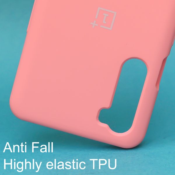 Pink Original Silicone case for Oneplus Nord - The Hatke