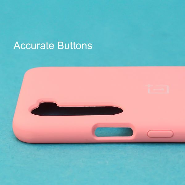 Pink Original Silicone case for Oneplus Nord - The Hatke
