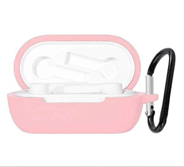 Pink Silicone buds case for Boat 121 - The Hatke