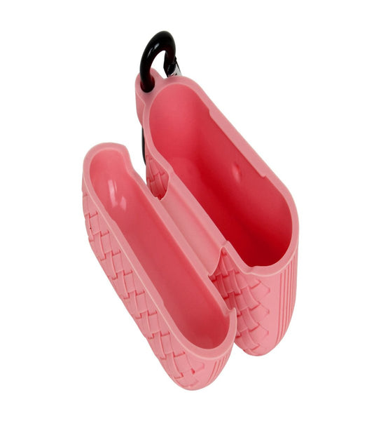 Pink Stylish Silicone Case For Apple Airpods 1/2 - The Hatke