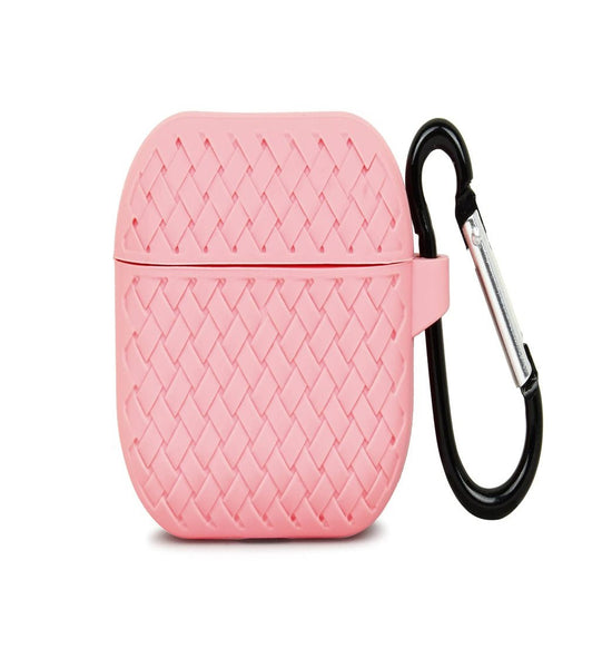 Pink Stylish Silicone Case For Apple Airpods 1/2 - The Hatke