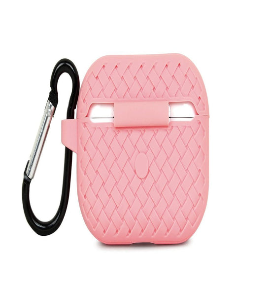 Pink Stylish Silicone Case For Apple Airpods 1/2 - The Hatke