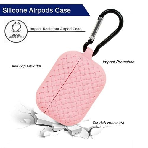 Pink Stylish Silicone Case For Apple Airpods 3 - The Hatke