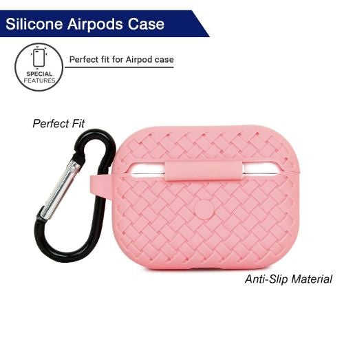 Pink Stylish Silicone Case For Apple Airpods 3 - The Hatke
