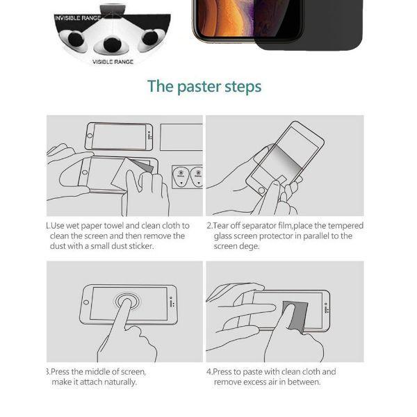 Privacy Glass Screen Protector for Apple Iphone 13 mini - The Hatke