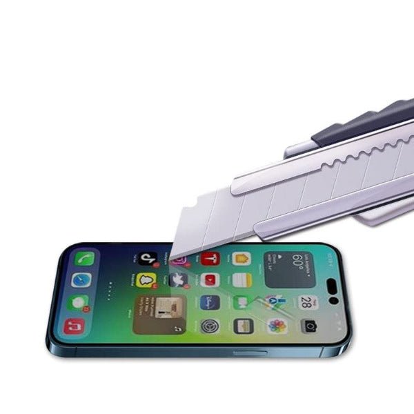 Privacy Glass Screen Protector for Apple Iphone 14 Pro Max - The Hatke