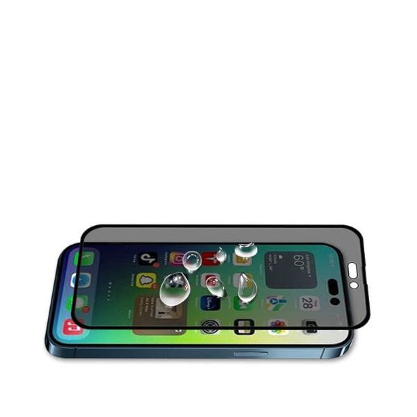 Privacy Glass Screen Protector for Apple Iphone 14 Pro Max - The Hatke