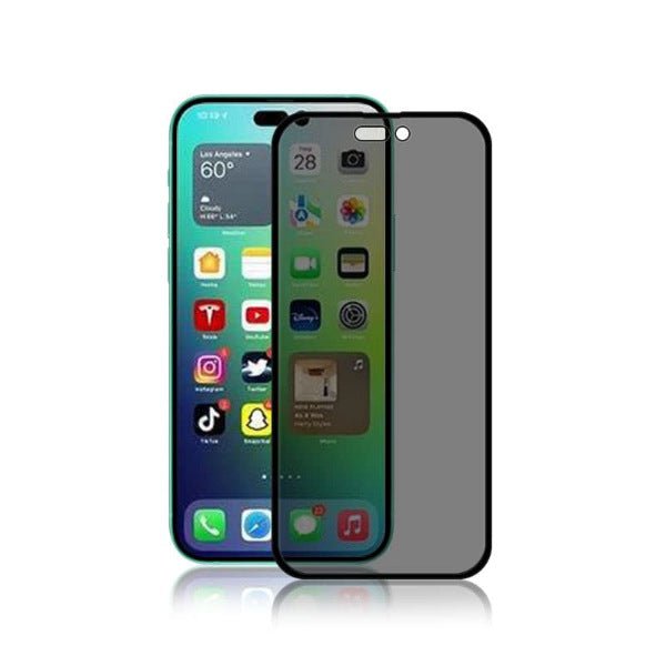Privacy Glass Screen Protector for Apple Iphone 14 Pro Max - The Hatke
