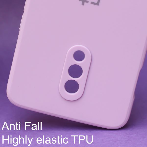 Purple Candy Silicone Case for Oneplus 7 - The Hatke