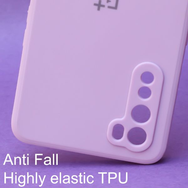 Purple Candy Silicone Case for Oneplus Nord - The Hatke