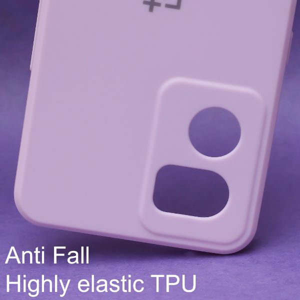 Purple Candy Silicone Case for Oneplus Nord CE 2 - The Hatke