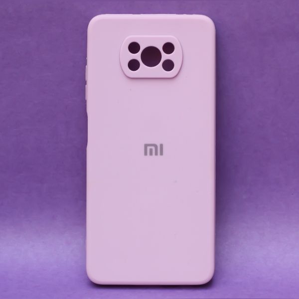 Purple Candy Silicone Case for Poco X3 - The Hatke
