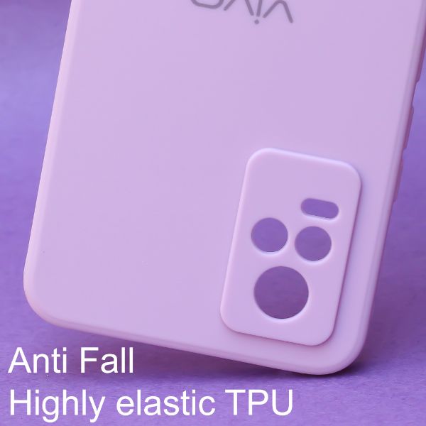 Purple Candy Silicone Case for Vivo V20 - The Hatke