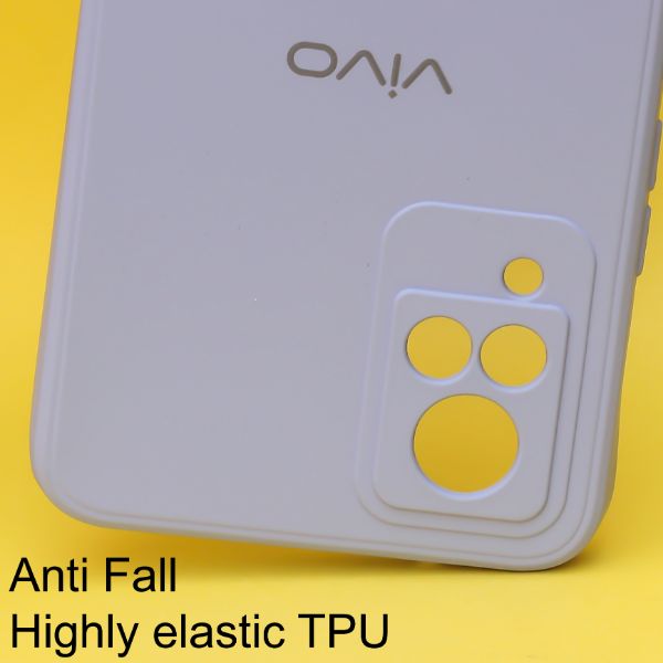 Purple Candy Silicone Case for Vivo V21 - The Hatke