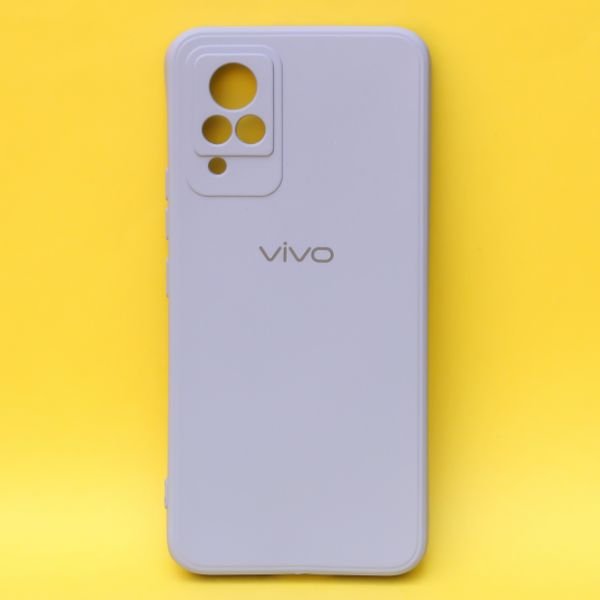 Purple Candy Silicone Case for Vivo V21 - The Hatke