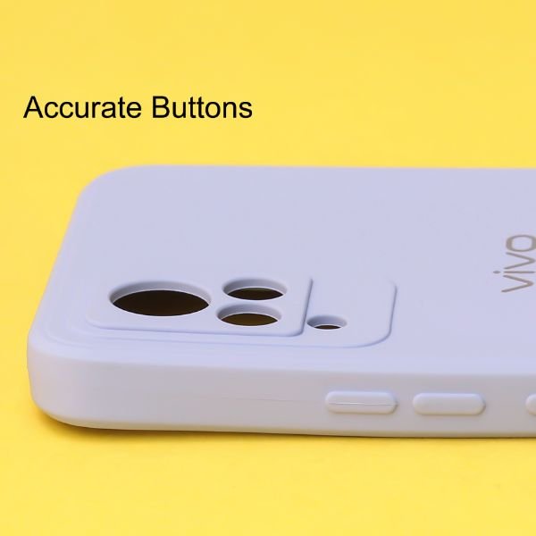 Purple Candy Silicone Case for Vivo V21 - The Hatke