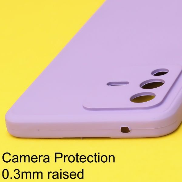 Purple Candy Silicone Case for Vivo V23 - The Hatke