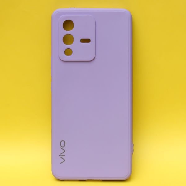 Purple Candy Silicone Case for Vivo V23 - The Hatke