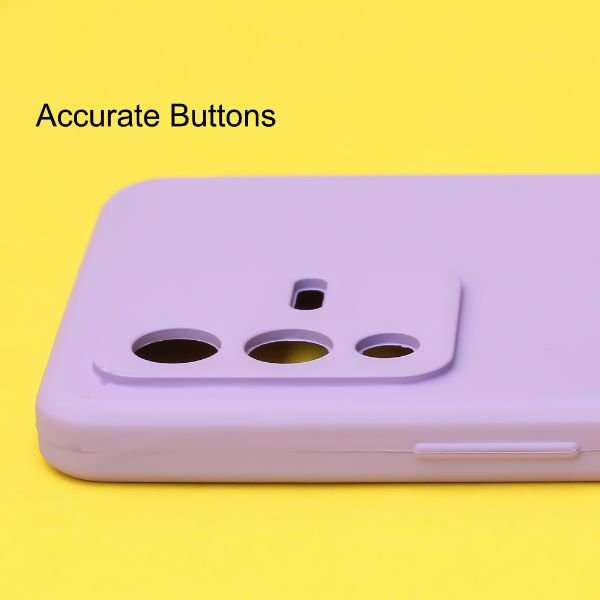 Purple Candy Silicone Case for Vivo V23 - The Hatke