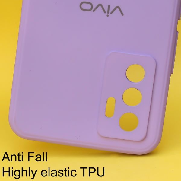 Purple Candy Silicone Case for Vivo V23e - The Hatke