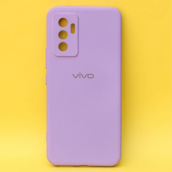 Purple Candy Silicone Case for Vivo V23e - The Hatke