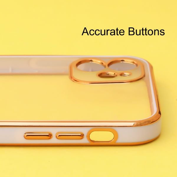 Purple Electroplated Transparent Case for Apple iphone 12 - The Hatke