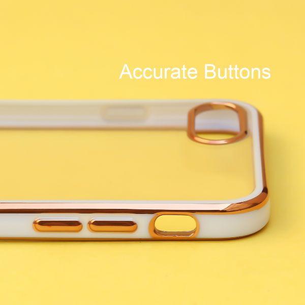 Purple Electroplated Transparent Case for Apple iphone 6/6s - The Hatke