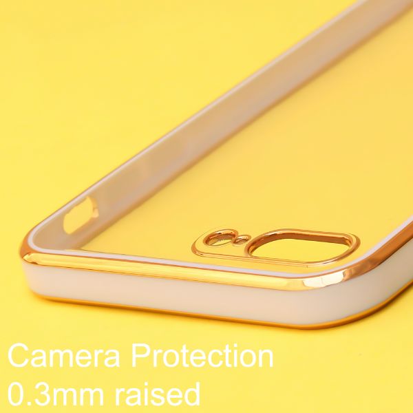 Purple Electroplated Transparent Case for Apple iphone 7 Plus - The Hatke