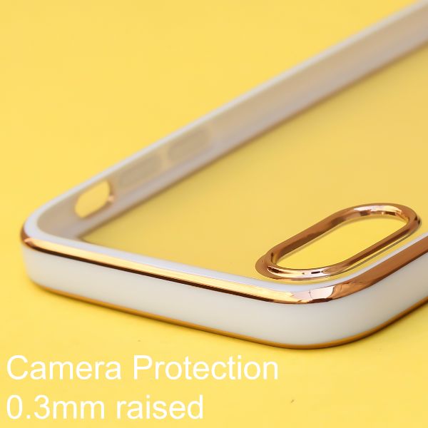 Purple Electroplated Transparent Case for Apple iphone Xs max - The Hatke