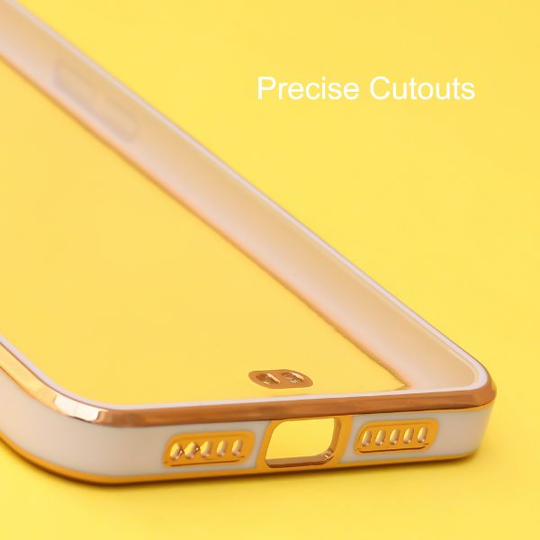 Purple Electroplated Transparent Case for Oneplus 7 - The Hatke