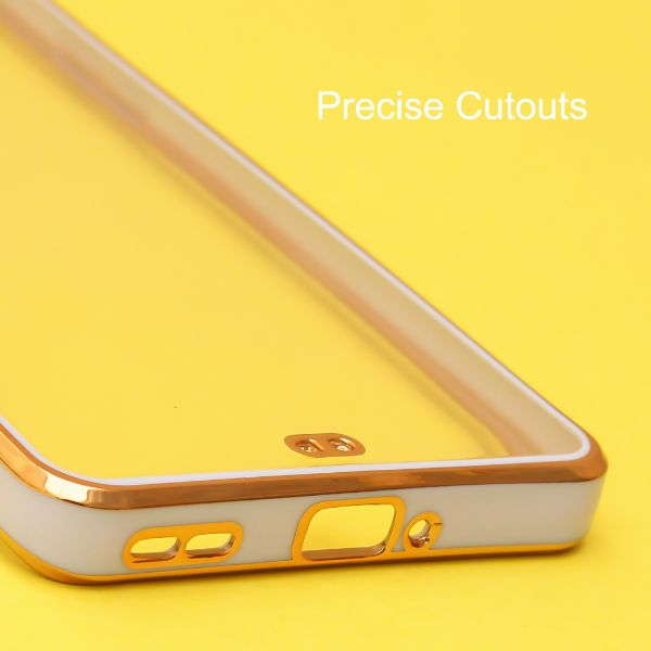 Purple Electroplated Transparent Case for Oneplus 8 Pro - The Hatke