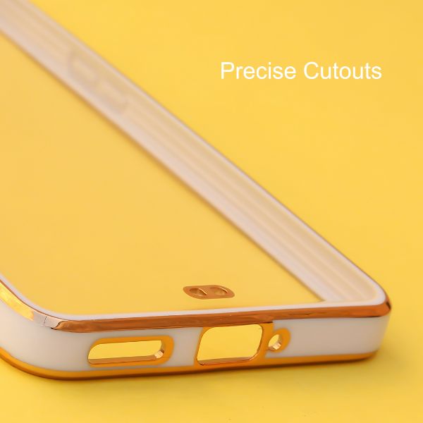 Purple Electroplated Transparent Case for Oneplus 9RT - The Hatke