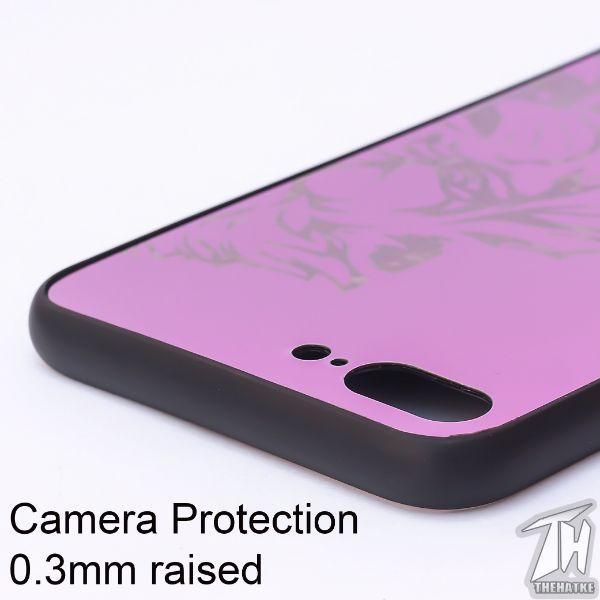 Purple Lion mirror Silicone Case for Apple Iphone 7 Plus - The Hatke